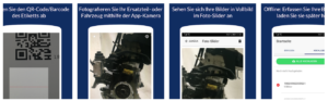 Bilderfassung mit der up2date Scanner-App für Android und iOS verfügbar